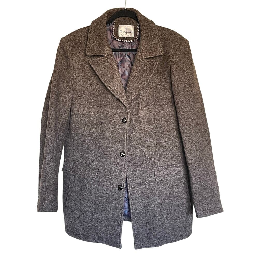 Westport Wool Sport Coat‎ M/L Brown Preppy Classy Career Timeless Capsule READ